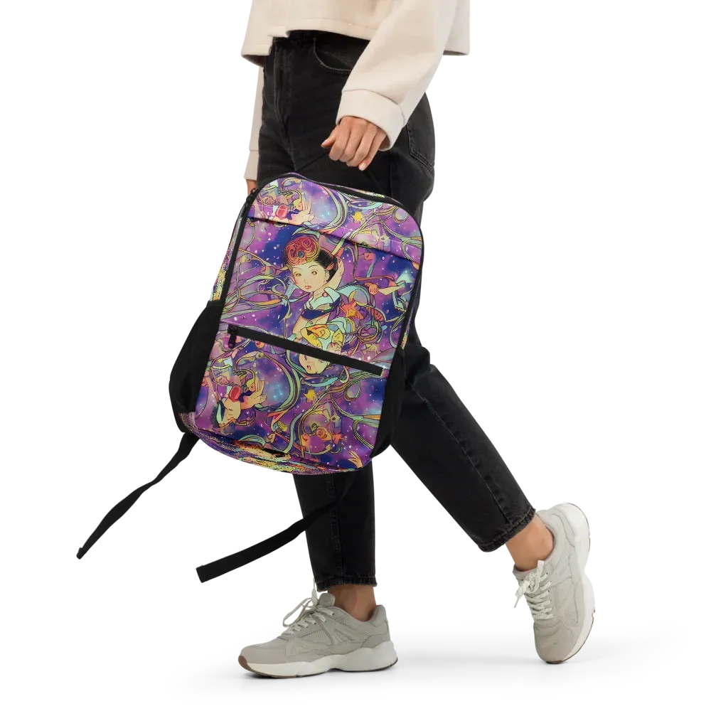 Spiral of Stardust on Utility Backpack — Front