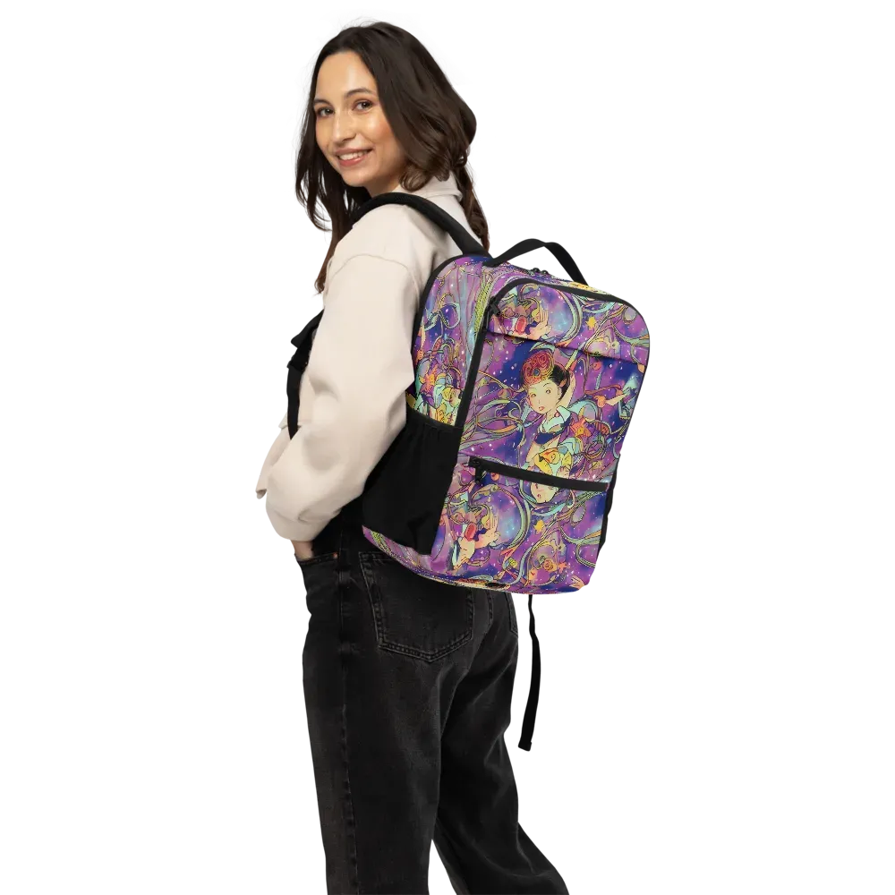 Spiral of Stardust on Utility Backpack — Back