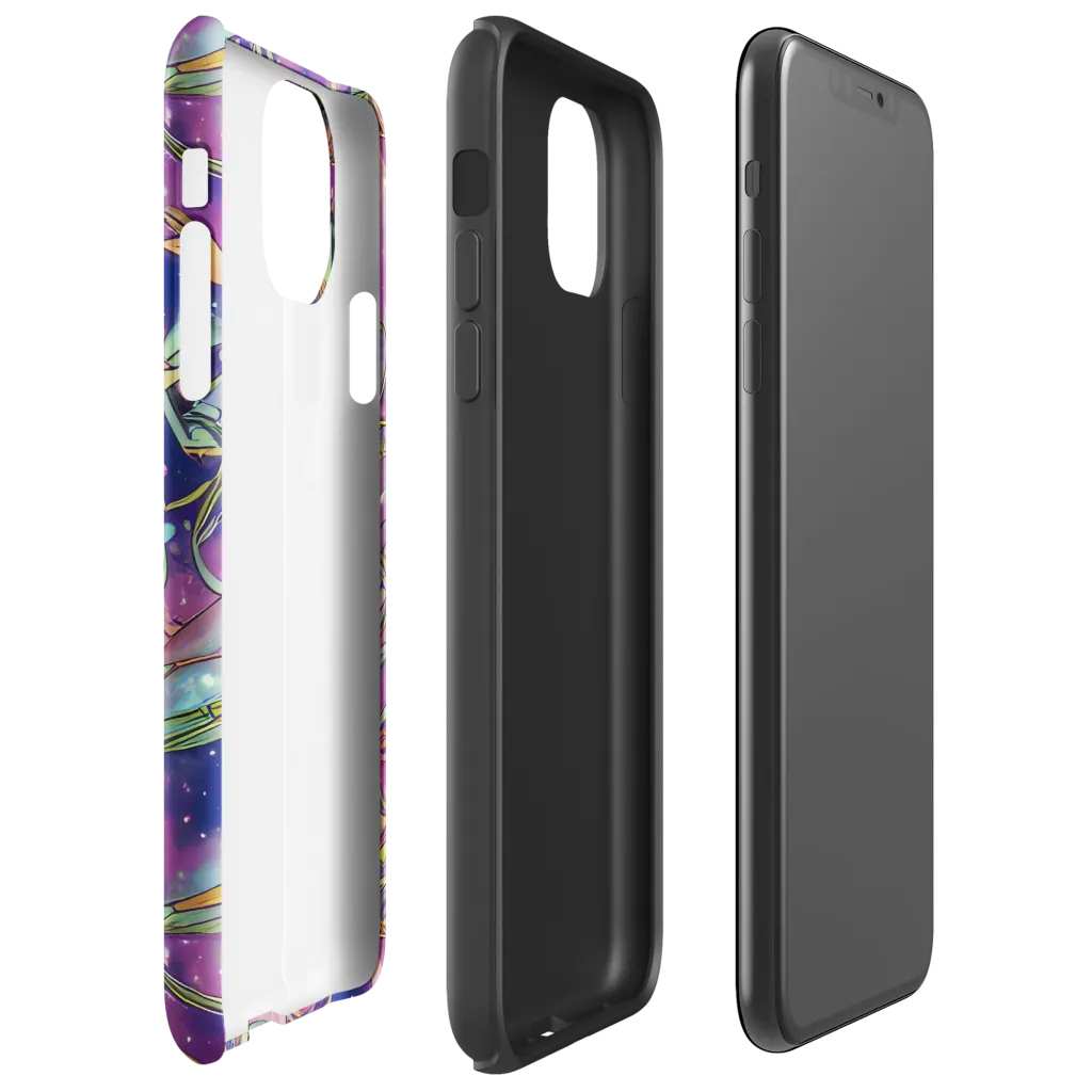 Spiral of Stardust on Tough Case for iPhone® — Right