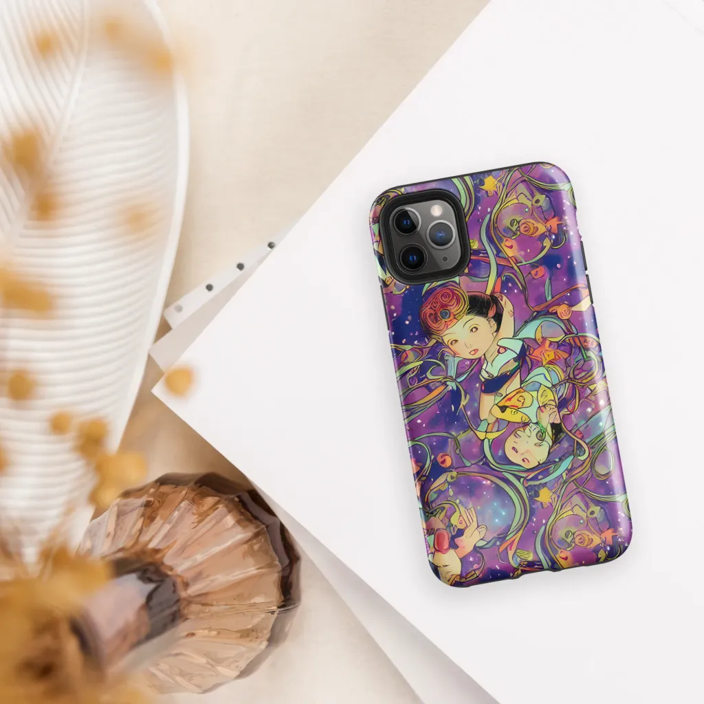 Spiral of Stardust on Tough Case for iPhone® — Front