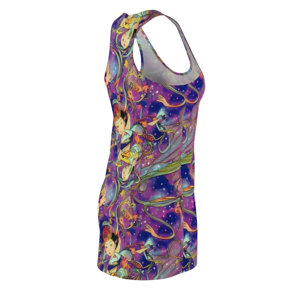 Spiral of Stardust on Racerback Dress — Back Side