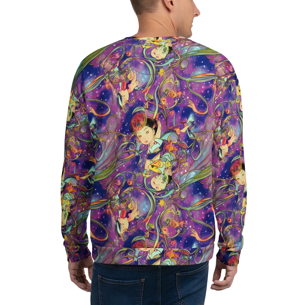 Spiral of Stardust on Sweatshirt — Back