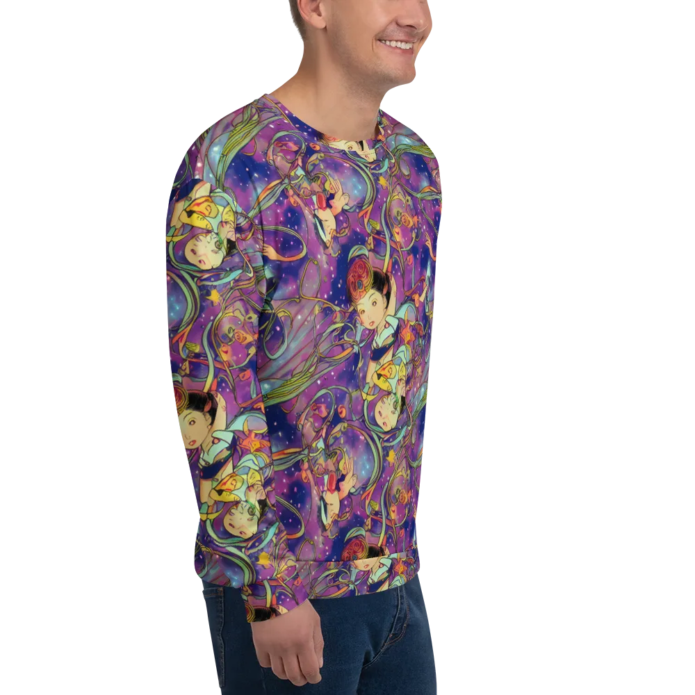 Spiral of Stardust on Sweatshirt — Right Front