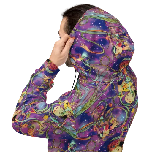 Spiral of Stardust on a Hoodie
