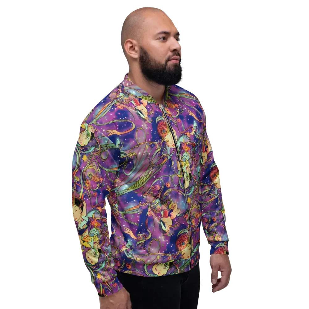 Spiral of Stardust on Bomber Jacket — Right