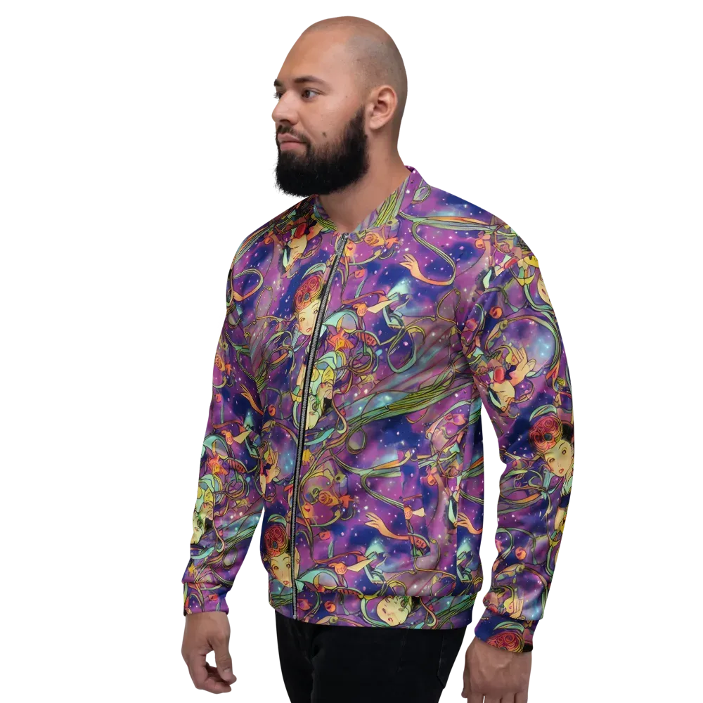 Spiral of Stardust on Bomber Jacket — Left