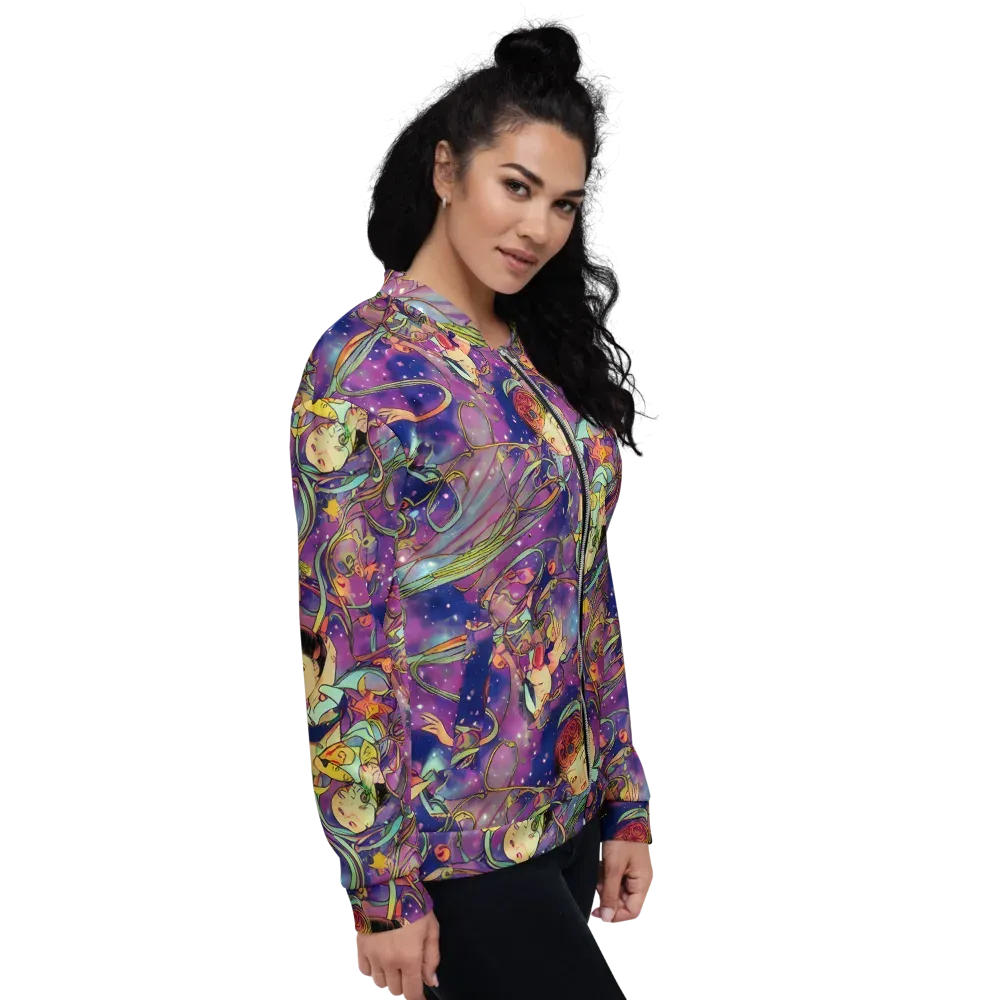 Spiral of Stardust on Bomber Jacket — Right