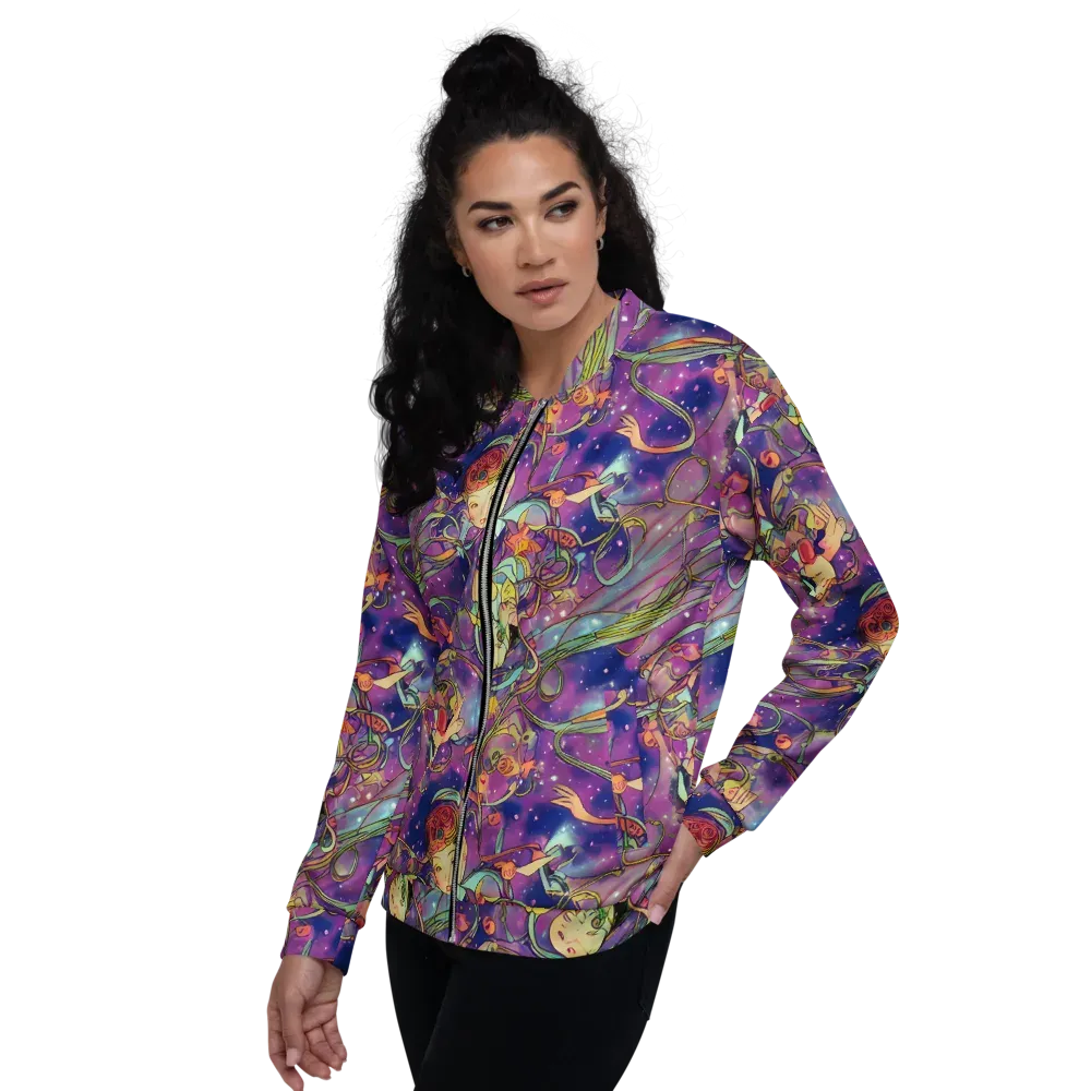 Spiral of Stardust on Bomber Jacket — Left