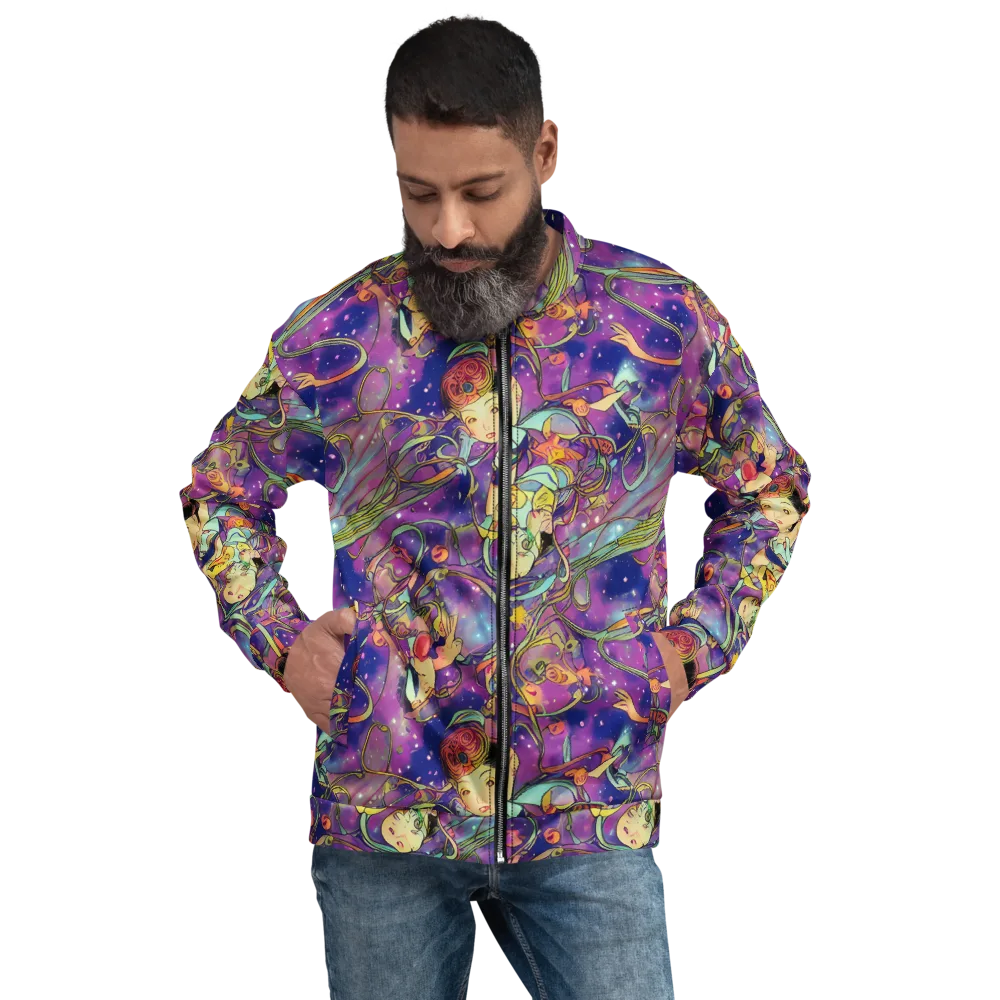 Spiral of Stardust on Bomber Jacket — Front