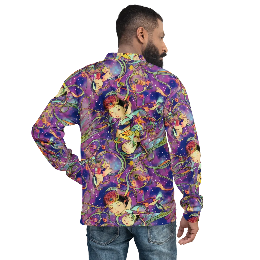 Spiral of Stardust on Bomber Jacket — Back