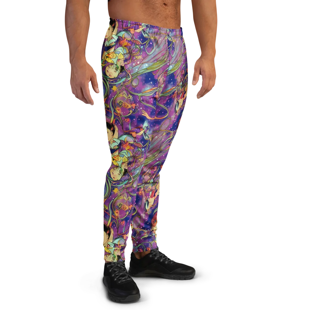Spiral of Stardust on Men's Joggers — Right