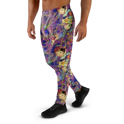 Spiral of Stardust on a Men's Joggers