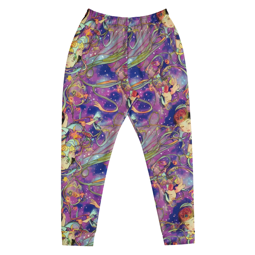 Spiral of Stardust on Men's Joggers — Front