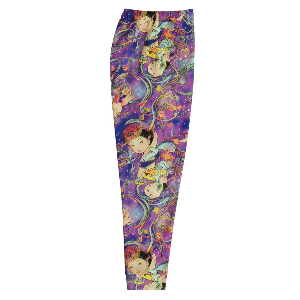 Spiral of Stardust on Men's Joggers — Right