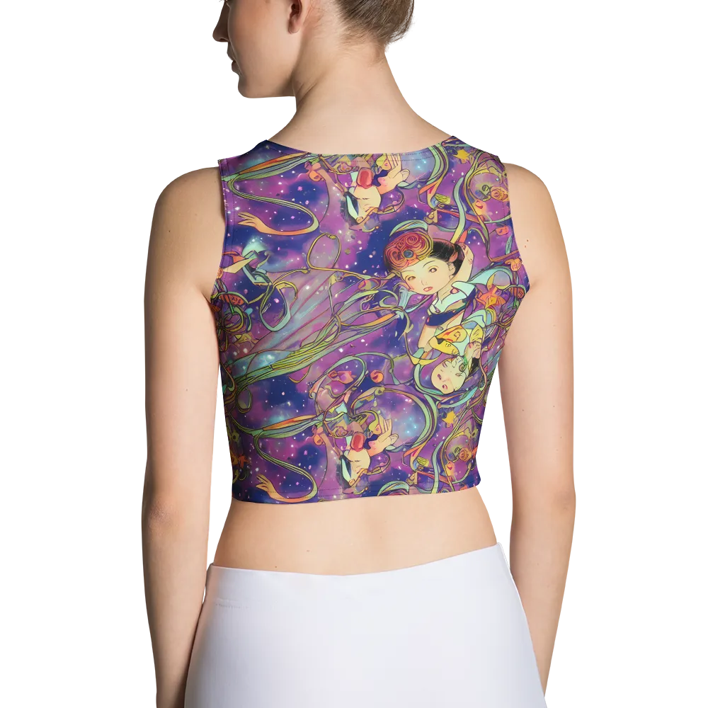 Spiral of Stardust on Crop Top — Back
