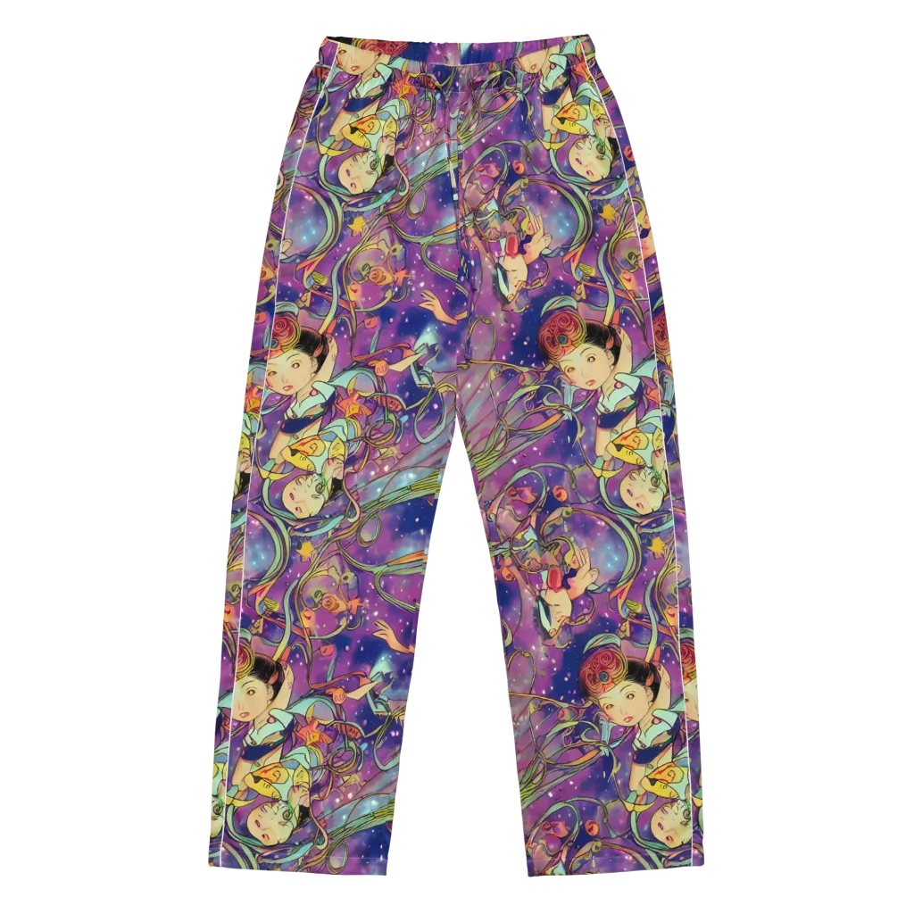 Spiral of Stardust on Women's Pajama Pants — Front