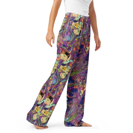 Spiral of Stardust on a Women's Pajama Pants