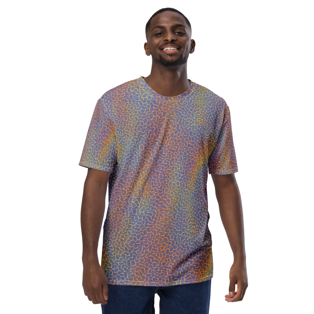 Martian Gridlock on Men's Crew Neck T-Shirt — Front