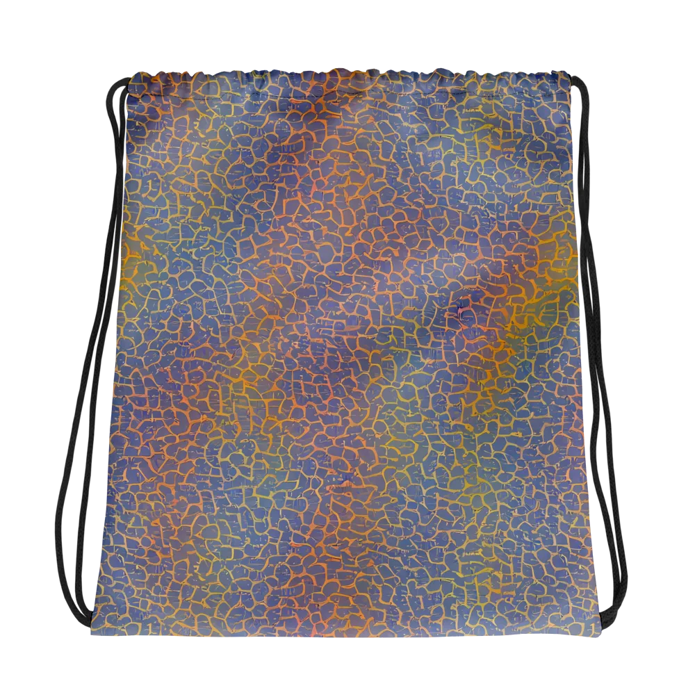 Martian Gridlock on Drawstring Bag — Photo