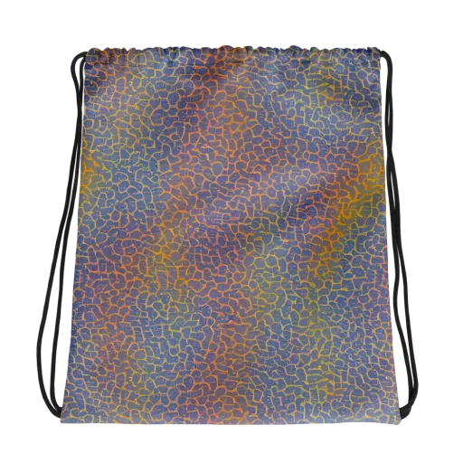 Martian Gridlock on a Drawstring Bag