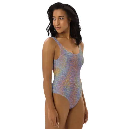 Martian Gridlock on a One-Piece Swimsuit