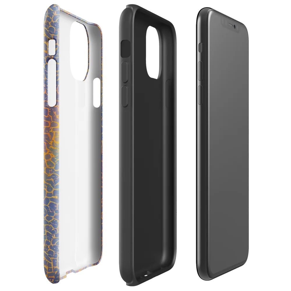 Martian Gridlock on Tough Case for iPhone® — Right