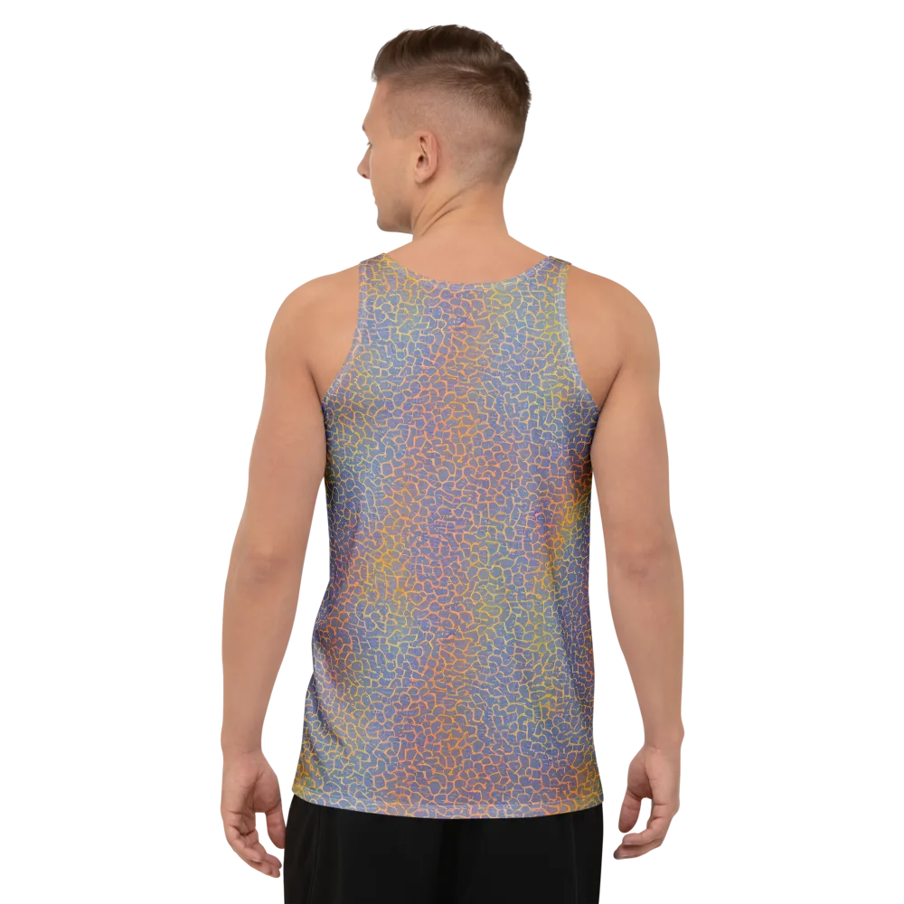 Martian Gridlock on Men's Tank Top — Back