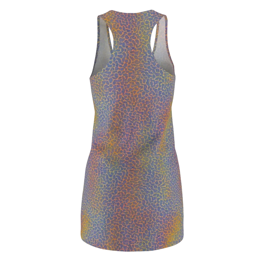 Martian Gridlock on Racerback Dress — Back