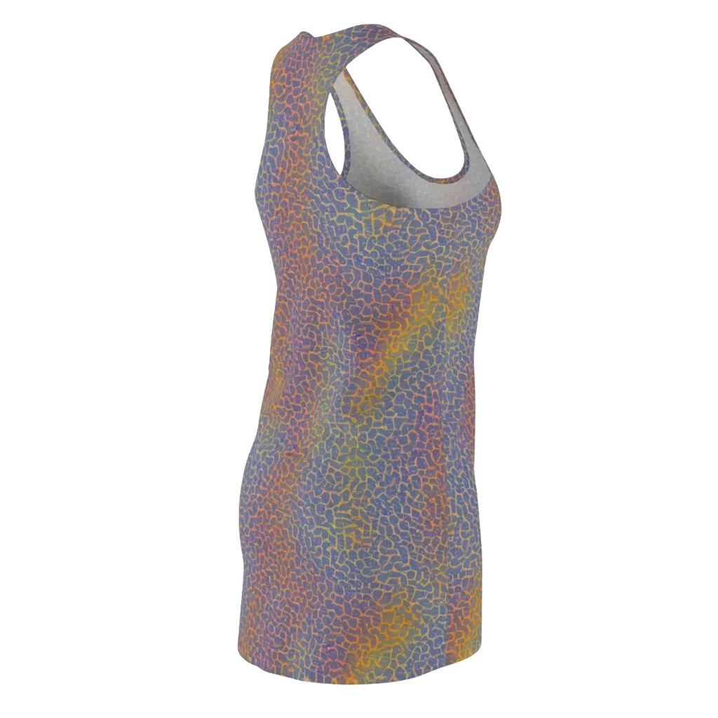 Martian Gridlock on Racerback Dress — Back Side
