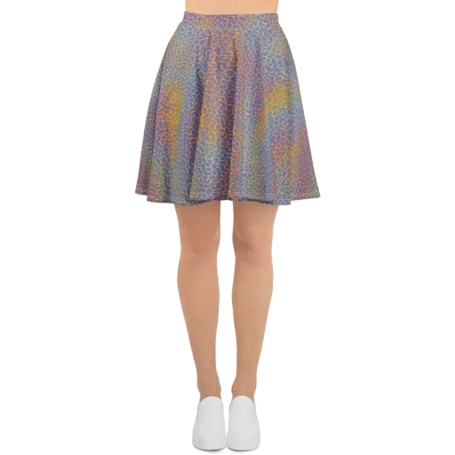 Martian Gridlock on a Skater Skirt