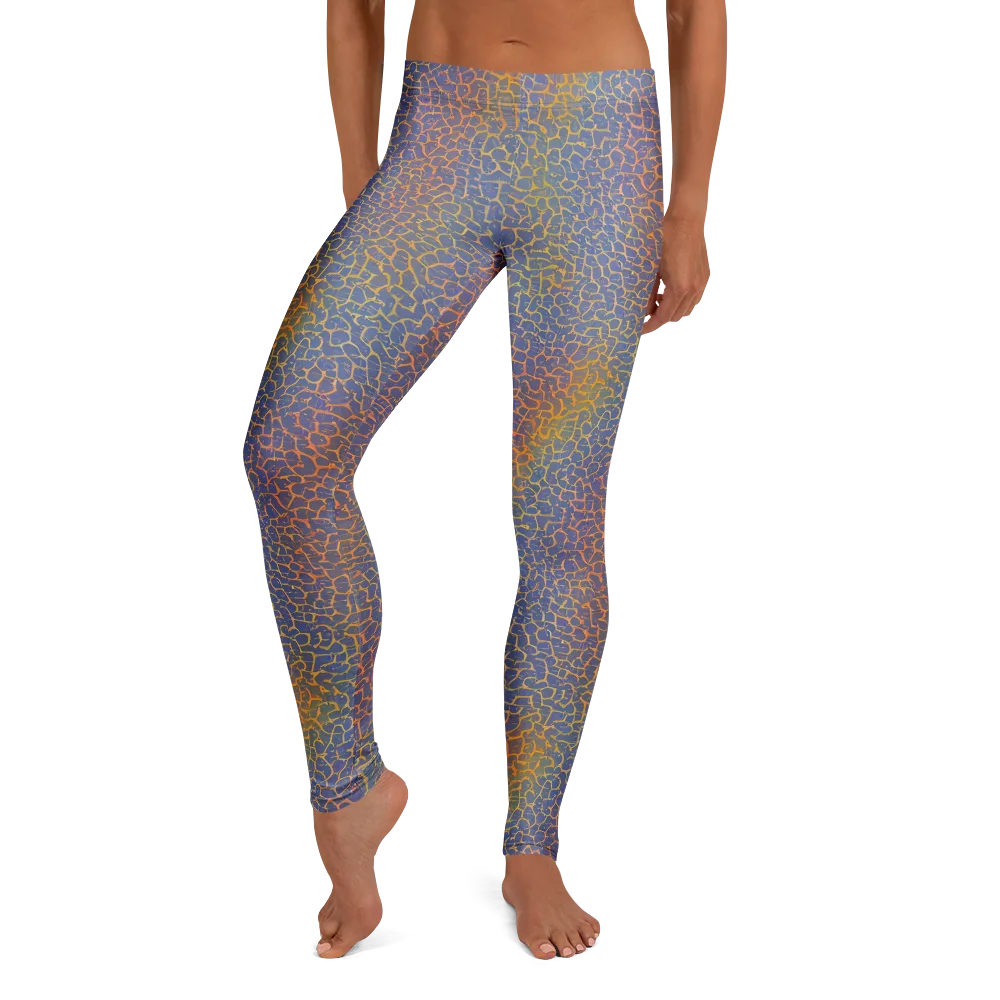 Martian Gridlock on Leggings — Front