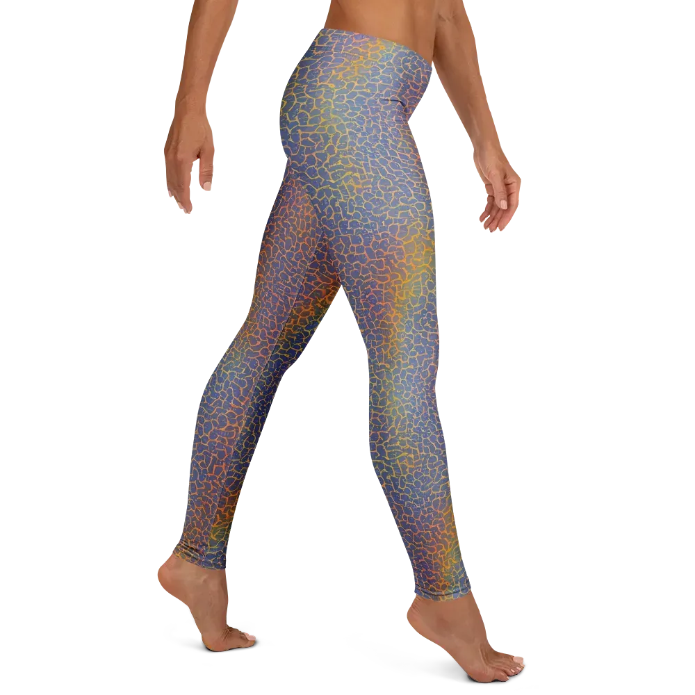 Martian Gridlock on Leggings — Right
