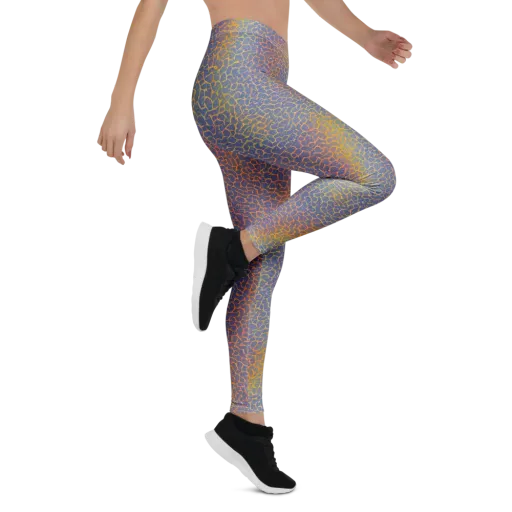 Martian Gridlock on a Leggings
