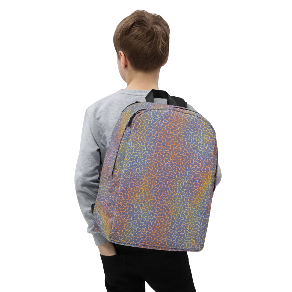 Martian Gridlock on Minimalist Backpack — Zoomed-in