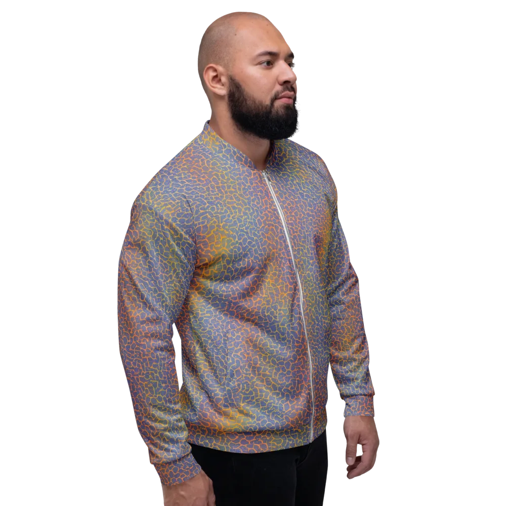 Martian Gridlock on Bomber Jacket — Right