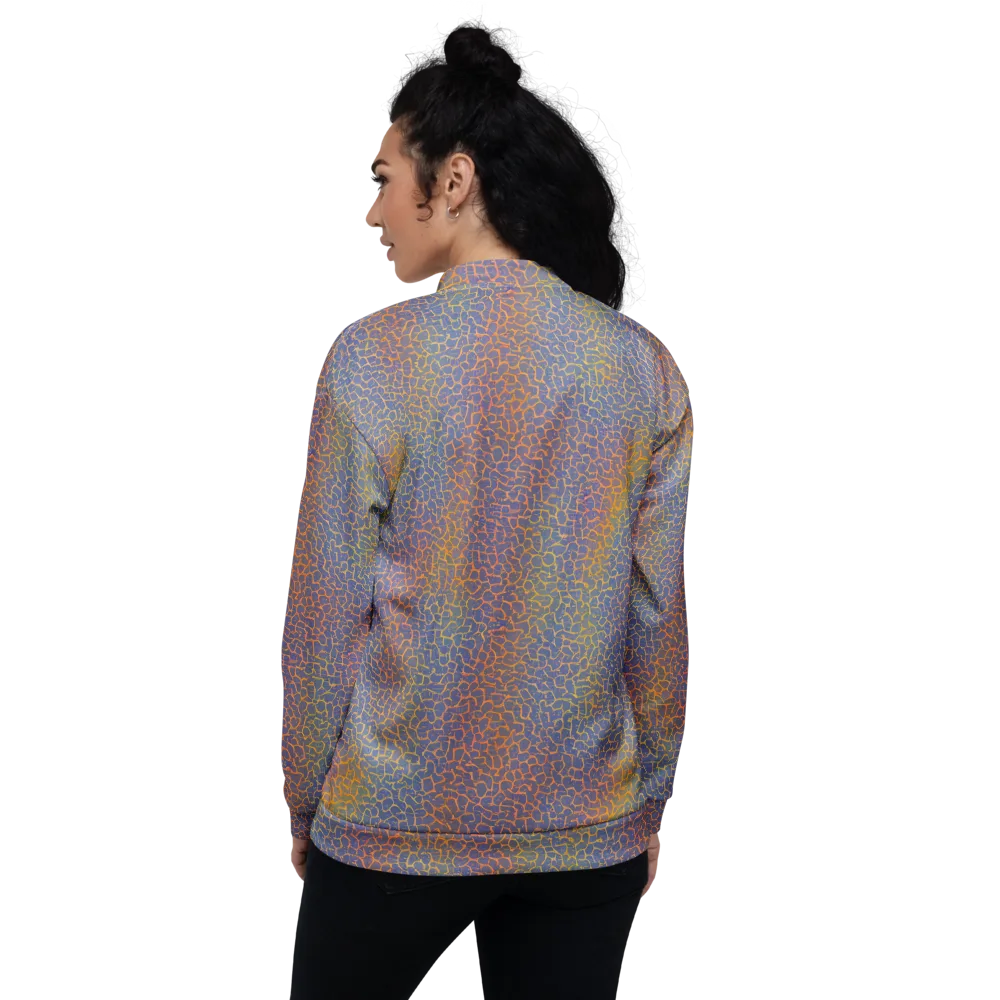 Martian Gridlock on Bomber Jacket — Back