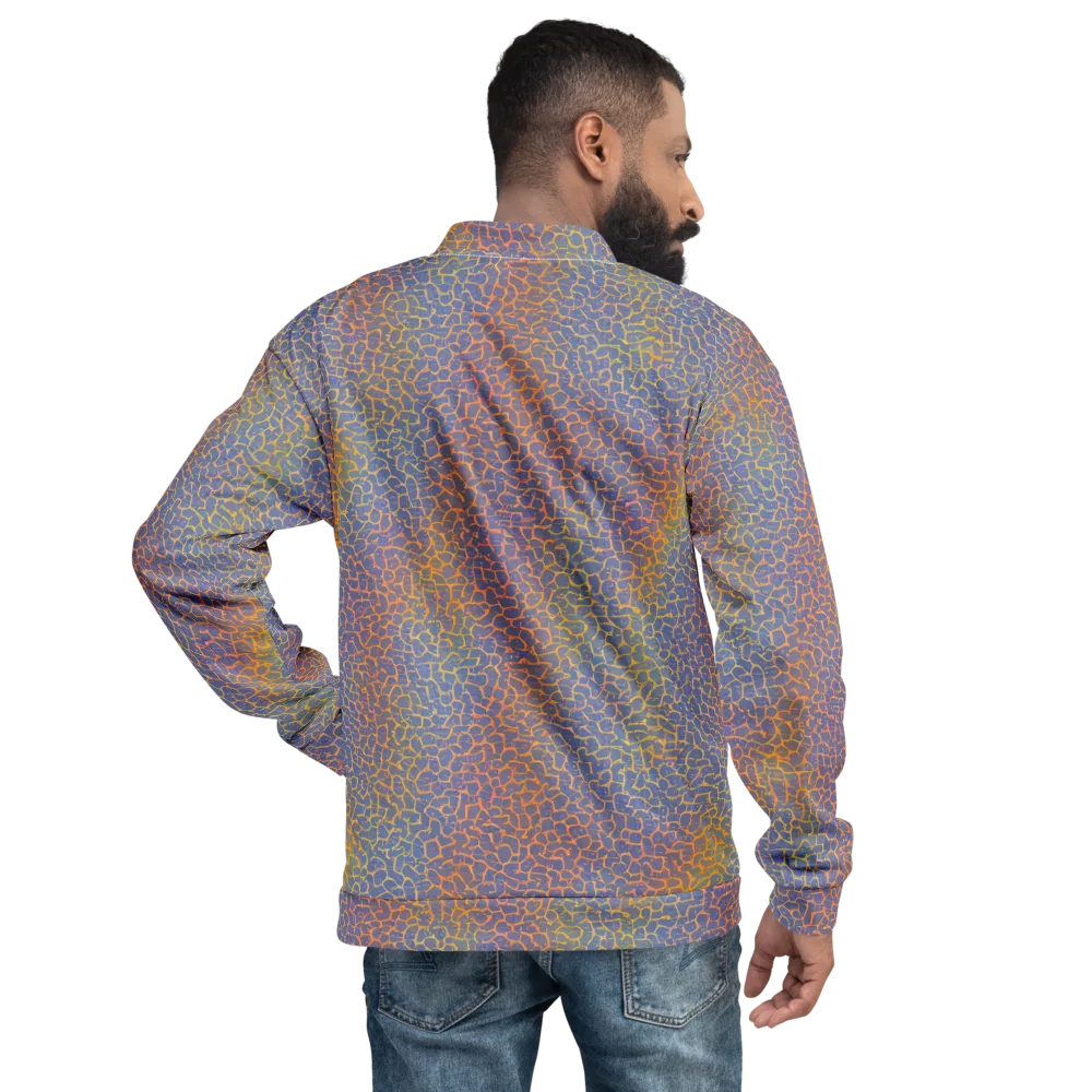 Martian Gridlock on Bomber Jacket — Back