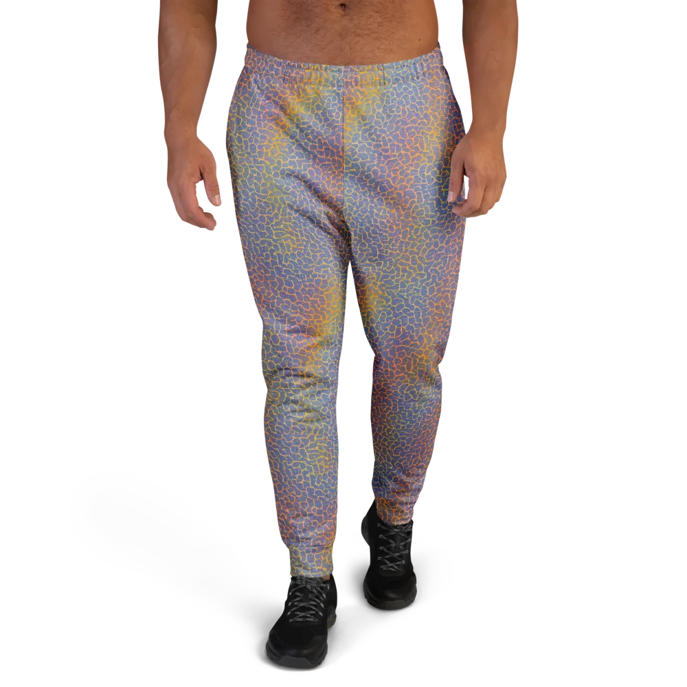 Martian Gridlock on Men's Joggers — Front