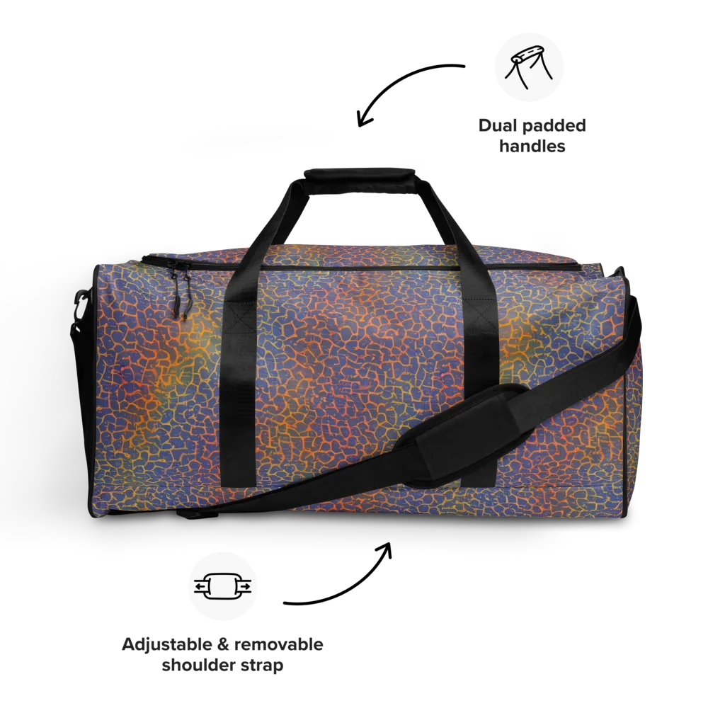 Martian Gridlock on Duffle Bag — Front