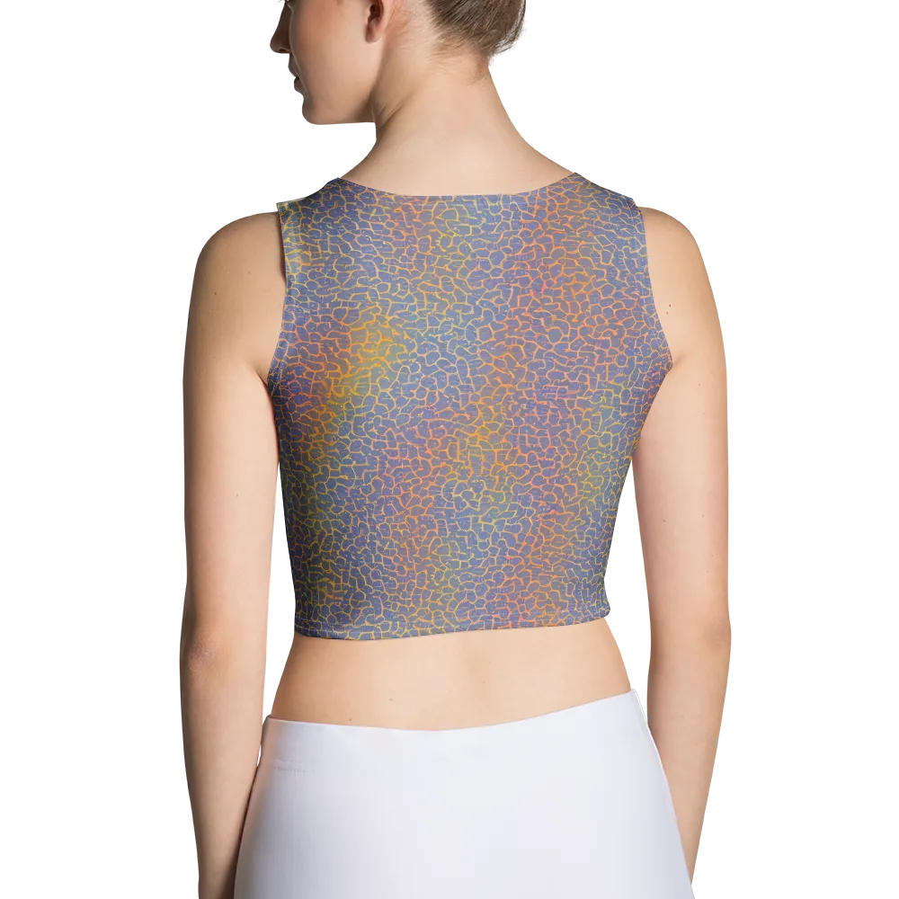 Martian Gridlock on Crop Top — Back