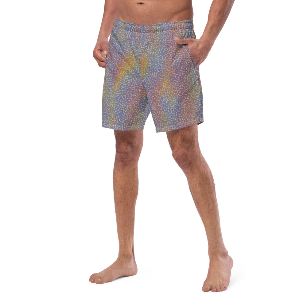 Martian Gridlock on Swim Trunks — Left Front