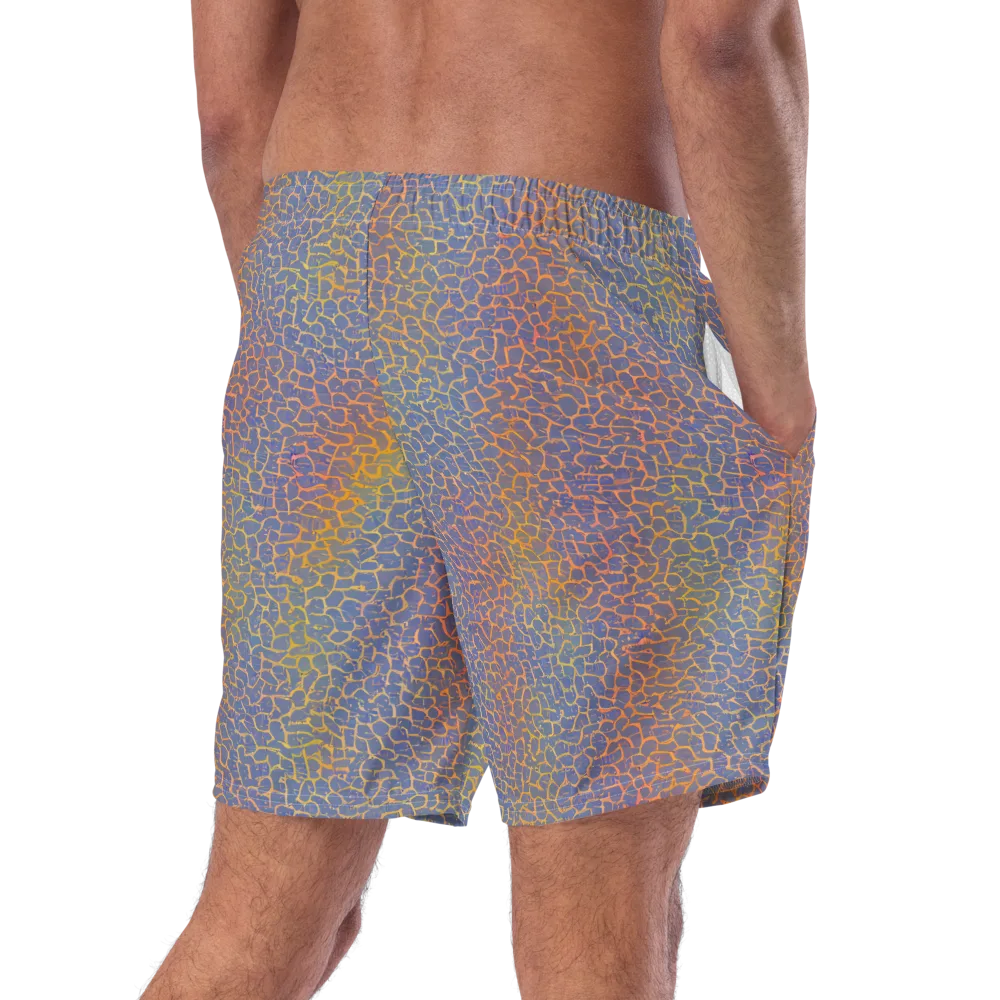 Martian Gridlock on Swim Trunks — Right Back