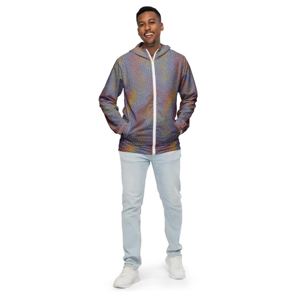 Martian Gridlock on Men's Windbreaker — Front