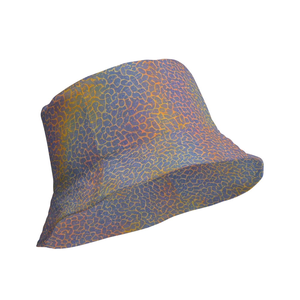 Martian Gridlock on Reversible Bucket Hat — Product details Outside