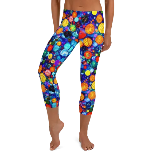 Chroma Dazzle on a Capri Leggings