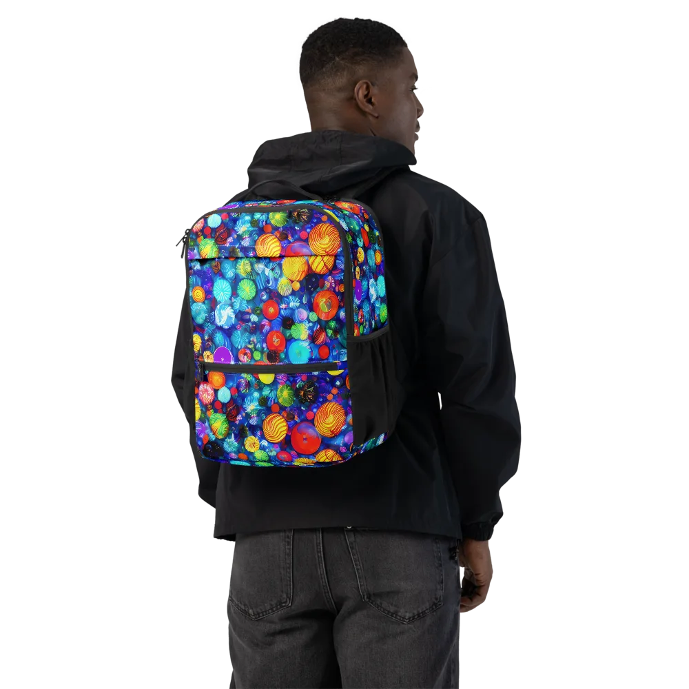 Chroma Dazzle on Utility Backpack — Back