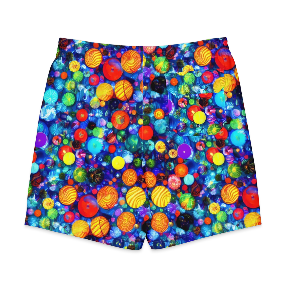 Chroma Dazzle on Men's Board Shorts — Back