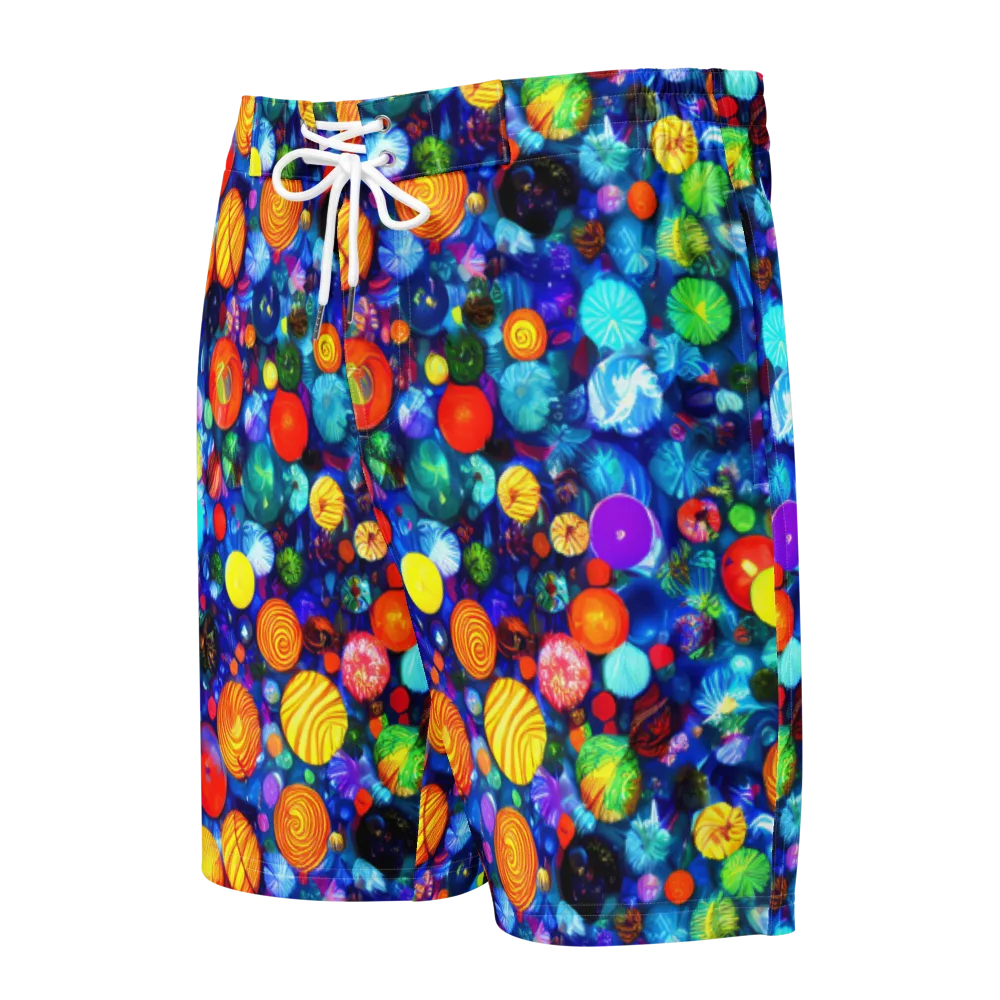 Chroma Dazzle on Men's Board Shorts — Front