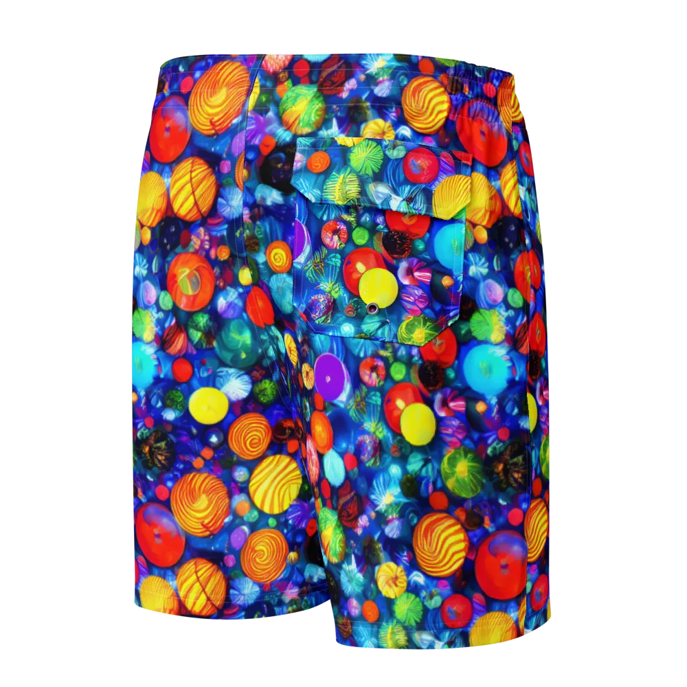 Chroma Dazzle on Men's Board Shorts — Back