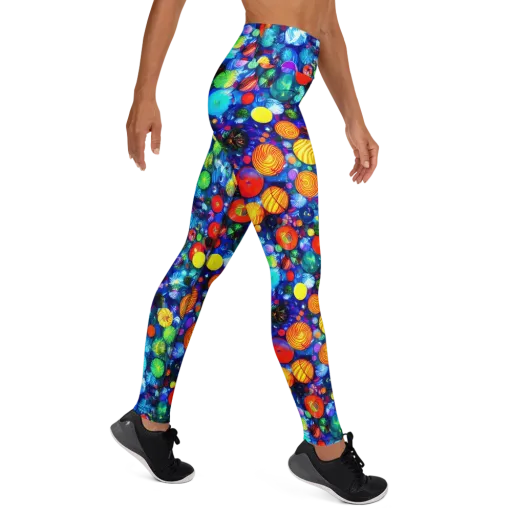 Chroma Dazzle on a Yoga Leggings